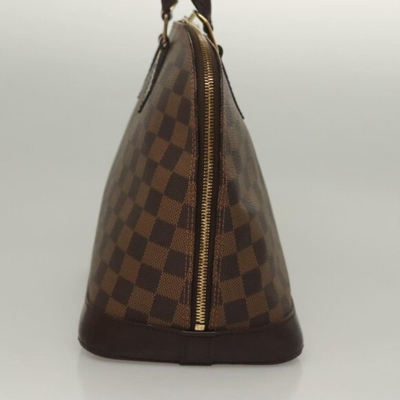 LOUIS VUITTON Damier Ebene Alma Hand Bag N51131 LV Auth 135641 - Picture 5 of 16